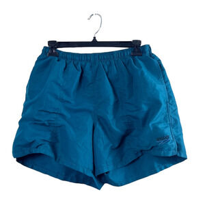 Men's Vintage Blue Speedo Swim Trunks M